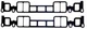 Intake Gasket Manifold Set for GM Vortec 5.0L 5.7L V8 VICMS16167 27-807473A1