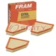 3 pc FRAM Extra Guard CA10464 Air Filters for VA5779 V20-1929 TA45796 RS5458 hh