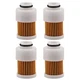 4 pack 68V-24563-00-00 Fuel Filter Fit for Yamaha 50HP 60HP 75HP 90HP 115HP 