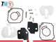 For Yamaha 6L2-W0093-00-00 Carburetor Repair Kit 2/4-Stroke 20HP 25HP Outboard 