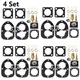 4x Replace Carburetor Repair Kit Fit For Volvo Penta Inboard Marine AQ BB 856472
