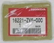 New Honda Genuine Parts Boat OEM Carburetor Spacer Part No. 16221-ZV5-000