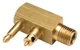 Seachoice 20641 Brass Male Fuel Connector 1/4 in. NPT for Yamaha and Mariner