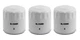 WIX Set of 3 Engine Oil Filters