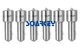 DLLA152P1077 Fuel Injector Nozzle for Volvo Penta 3829644 TAD1242GE TAD1240VE x6