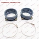 Repl For Mercury Verado 2Pcs Air Intake Isolator w/ Clamp 8M0113513 815504256