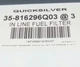 Quicksilver In-Line Fuel Filter 35-816296Q03 
