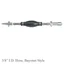 Moeller Marine 34388-10LPA Mercury 3/8" I.D. Hose, Bayonet Style Fuel Line Assem