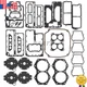 For OMC Johnson Evinrude 90, 115 HP V4 Crossflow Power Head Gasket Kit 439085