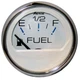Faria Beede Instruments 13801 Chesapeake White Ss 2" Fuel Level Gauge E-1/2-F