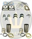 Cylinder liner kit overhaul for Volvo Penta MD11 RO : 875549 876376