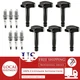 6pcs Spark plug and Coil Compatible With 1999-2010 Honda Odyssey 3.0L