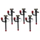 6&times; RE36935 RE36936 Fuel Injector For John Deere 6200 6300 6600 7400 5220 5205