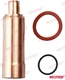 Injector Sleeve Kit W/Gaskets Fits Volvo Penta Stern Drive 3581536
