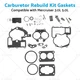 302-804844002 Carburetor Rebuild Kit Gaskets Suitable for Mercruiser 3.0L 5.0L