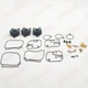 For Yamaha Outboard New Carb Carburetor Repair Kit 6H4-W0093-03-00 40hp, 50hp