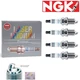 4 Pcs Spark Plugs NGK Laser Iridium 2009-2010 Chevrolet Aveo5 1.6L L4 Kit