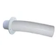 Trident Marine 10' White Stern Flex Hose w/Transom Flange (TFK-10W)