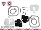 6L2-W0093-00-00 Fits Yamaha Outboard 20 25 HP 2T Carburetor Repair Kit 18-7739