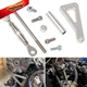 Billet Alternator Bracket Adjustable Kit Fits for Chevy SBC 305 327 Silver 
