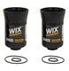 WIX Set of 2 Fuel Water Separator Filters 33960XE