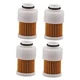 4 pack 68V-24563-00-00 Fuel Filter Fit for Yamaha 50HP 60HP 75HP 90HP 115HP 