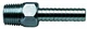 Moeller Marine Aluminum Fuel Line Hose Barb (1/4" NPT x 3/8")