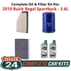 Fits: 2018 Buick Regal Sportback 3.6L Air, Oil & Cabin Filter Kit (5W-30)