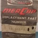 NEW MERCURY 25-20812 O-RING MERCURY OUTBOARD 25HP