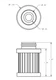 Sierra 18-79799 Marine Fuel Filter Yamaha 6D8-WS24A-00-00 6D8-24563-00-00