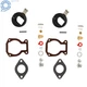 2&times; Carburetor Carb Kit W/ Float 398453 For Johnson Evinrude 9.9HP 1974-1988