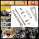 Adjustable Billet Alternator Bracket Kit for Chevy SBC 305 327 350 383 V8 Long P