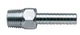 Moeller Marine Aluminum Fuel Line Hose Barb 1/4" NPT x 3/8"