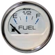 Faria Beede Instruments Chesapeake White Ss 2" Fuel Level Gauge (E-1/2-F) 13801
