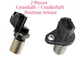 2 Pcs Camshaft & Crankshaft Position Sensor Connector Fit Lexus Toyota 1994-2010
