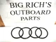 OEM OMC Evinrude Johnson BRP O-Ring, 302588 Lot of 4 FREE SHIPPING TO USA
