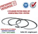 Piston Rings Set 73mm STD fit for TOYOTA 2E, 2E-LU 2E-ELU 3E 3E-E 1295 1456