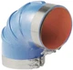 Trident Marine 290V3000S/S 3" ID 90-Degree Blue Silicone Elbow