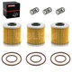 3PCS Oil Filter Change Kit For Kawasaki KX250F 2005-2020 Suzuki RMZ250 2004-2006