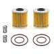 2PCS Oil Filter Change Kit For Kawasaki KX250F 2005-2020 Suzuki RMZ250 2004-2006