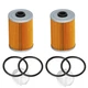 2PCS Cool Fuel Filter Kit For Mercury Marine Mercruiser 35-8M0093688 8M0204703