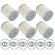 Diesel Fuel Filter Set for Detroit X15 ISX15 FS19915 PF9804 6Pack