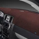 For Volvo XC70 12-16 Dash Designs Plush Velour Dark Brown Dash Cover