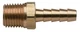 Moeller 033401-10 Marine Hose Barb, 1/4 NPT X 1/4 Brs M Thrd