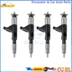 4pcs Fuel Injectors 095000-6321 RE546783 RE531210 Fits John Deere 5080R 7330 550