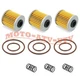 3pcs Oil Filters Change Kit with O-rings Springs Set For Kawasaki KX250F KX250