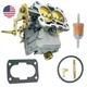For Mercruiser 2 Barrel Marine Carburetor W/Gasket 2.5/3.0L 4CYL W/Long Linkage