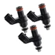 3X Fuel Injectors Nozzles 16450-ZZ5-003 For Honda Outboard 40HP 50HP BF40D BF50D