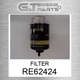 RE62424 FILTER fits JOHN DEERE (Surplus Open Box)