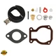 Carburetor Repair Kit with Float Replacement for Johnson Evinrude 398453 9.9h...